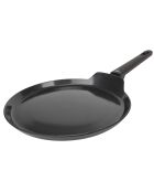 Vollschwarzer Induktions-Crêpezubereiter - 44x27x5 cm