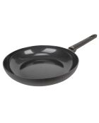 Vollschwarze Induktionsbratpfanne - 47x29x8 cm