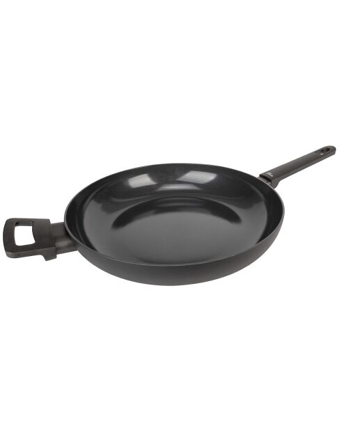 Vollschwarze Induktionsbratpfanne - 58x34x8 cm