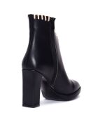 Bottines San José noires - Talon 9 cm