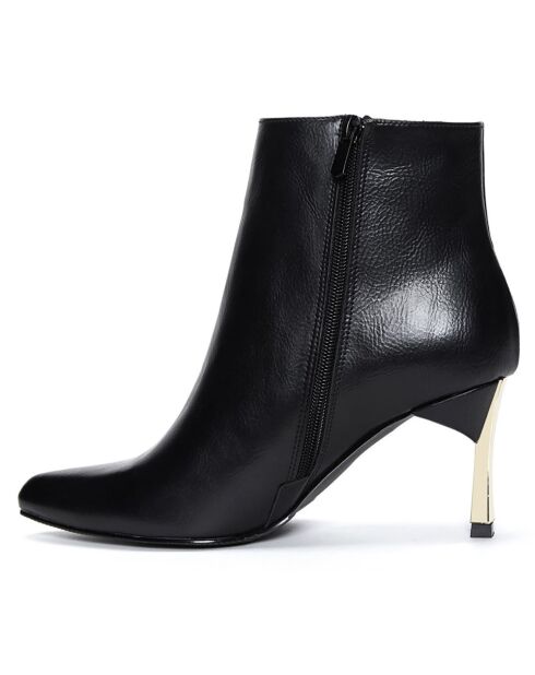 Bottines Talinn noires - Talon 7,5 cm