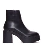 Bottines Havana noires - Talon 9 cm