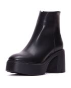 Bottines Havana noires - Talon 9 cm