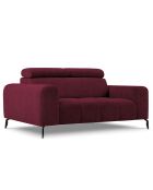 Canapé Velours Nico 2 Places rouge - 170x108x100 cm