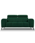 Canapé Velours Nico 2 Places vert - 170x108x100 cm