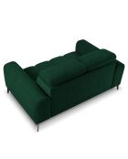 Canapé Velours Nico 2 Places vert - 170x108x100 cm