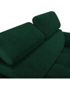 Canapé Velours Nico 2 Places vert - 170x108x100 cm