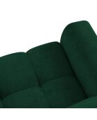 Canapé Velours Nico 2 Places vert - 170x108x100 cm