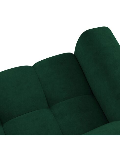 Canapé Velours Nico 2 Places vert - 170x108x100 cm