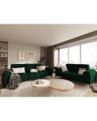 Canapé Velours Nico 2 Places vert - 170x108x100 cm