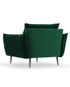Elio Velvet Sessel flaschengrün - 97x94x97 cm