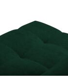 Canapé D'Angle Gauche Velours Nico 4 Places vert - 253x164x100 cm