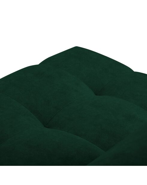 Canapé D'Angle Gauche Velours Nico 4 Places vert - 253x164x100 cm