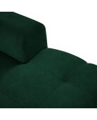 Canapé D'Angle Droit Velours Nico 4 Places vert - 253x164x100 cm