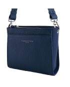 Sac bandoulière en Cuir Fidèle marine - 20x17x7 cm