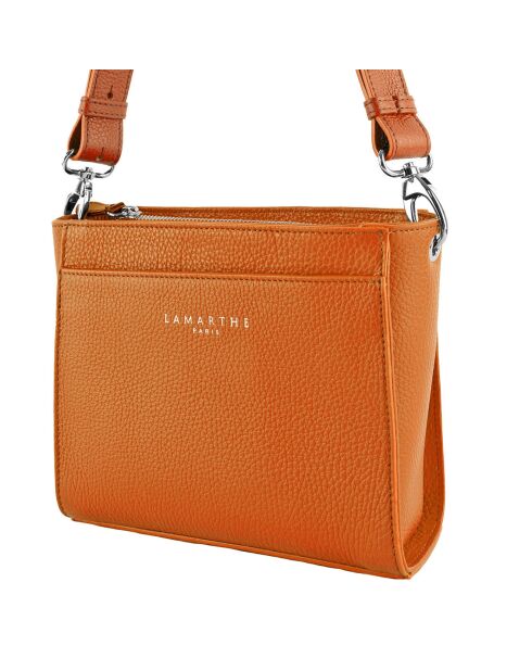 Borsa a tracolla Loyal in pelle arancione - 20x17x7 cm