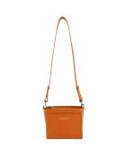 Sac Bandoulière en Cuir Fidèle orange - 20x17x7 cm