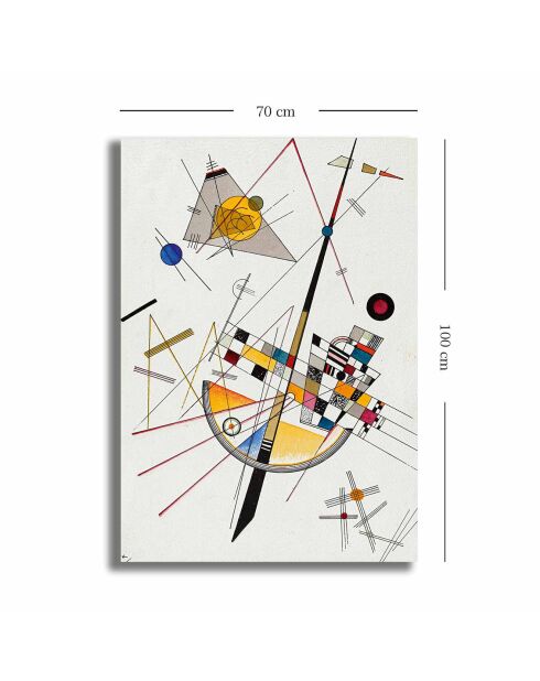 Toile décorative Toile Vasili Kandinsky - 70x100 cm