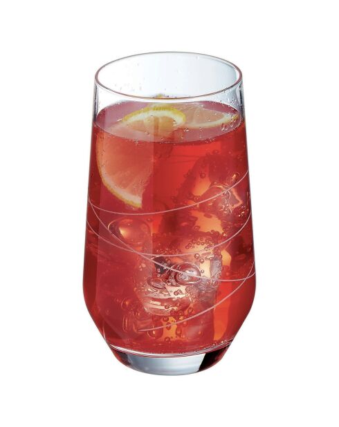 4 Verres hauts Abstraction - 40 cl