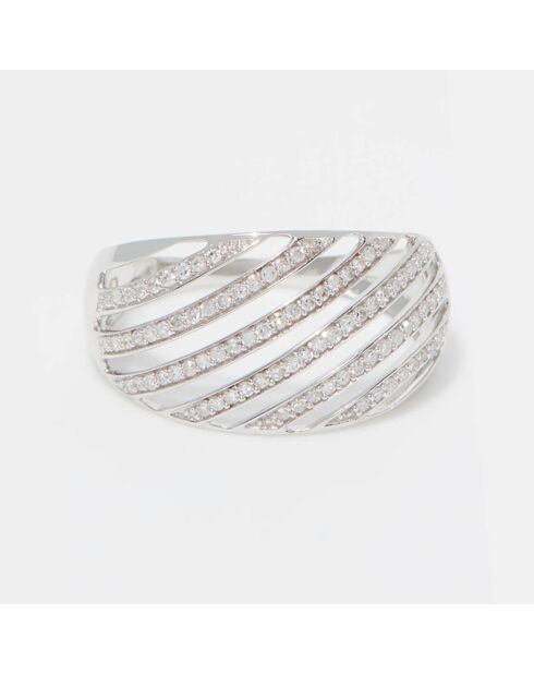 Bague La splendide Diamant 0.25 ct or blanc