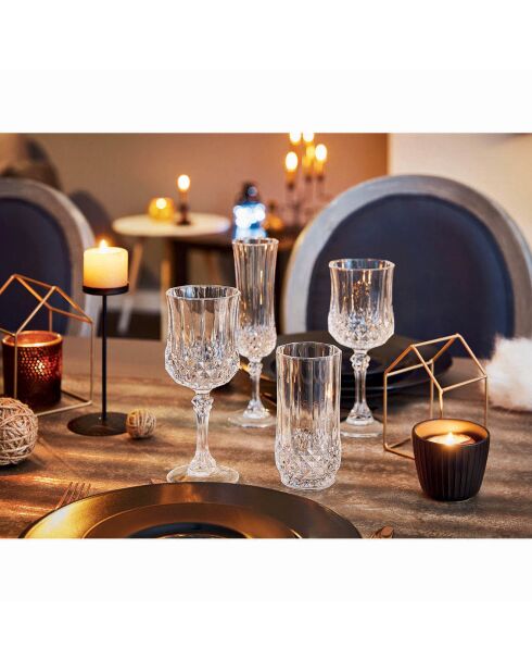 6 Verres hauts Longchamp - 36 cl