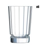 6 Verres hauts Macassar - 36 cl