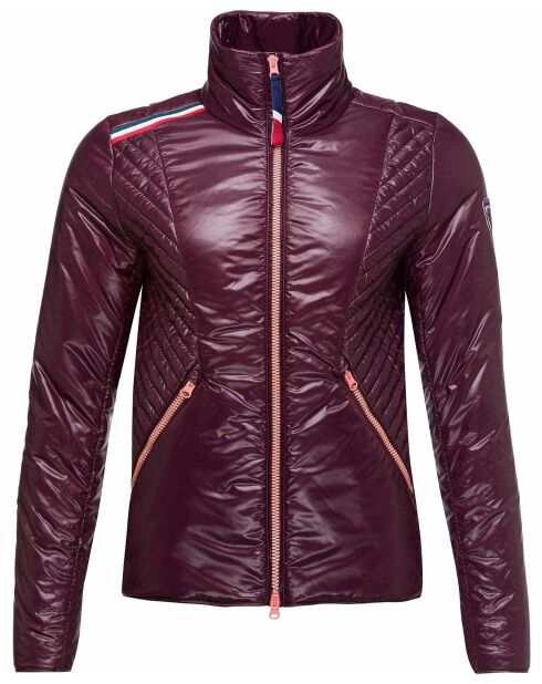 Veste intermédiaire Verglas bordeaux