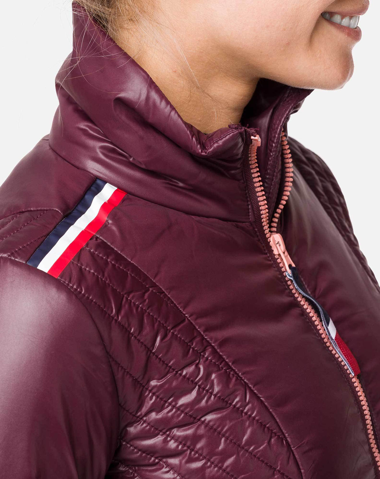 Veste intermédiaire Verglas bordeaux