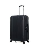 Valise Long Séjour 4 roues simples Napoli - C  75 cm noire
