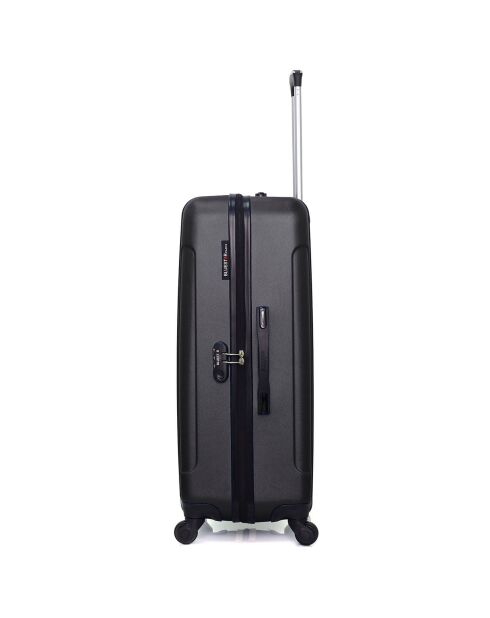 Valise Long Séjour 4 roues simples Napoli - C  75 cm noire