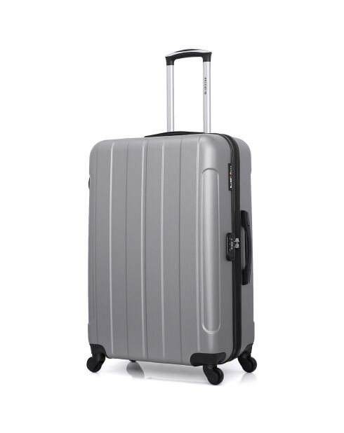 Napoli Langstreckenkoffer mit 4 Rädern, Einrad, C 75 cm, grau