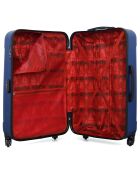 Napoli Langstreckenkoffer mit 4 Rädern und Einrad, C 75 cm, blau