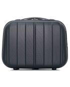 3 Valises 4 roues simples 55/65/75 cm & Vanity Napoli  noirs