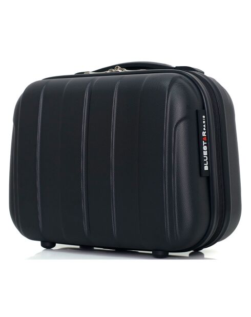 3 Valises 4 roues simples 55/65/75 cm & Vanity Napoli  noirs