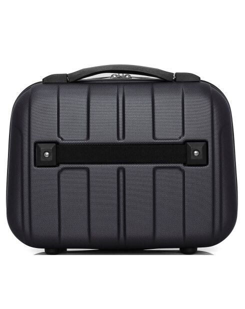 3 Valises 4 roues simples 55/65/75 cm & Vanity Napoli  noirs