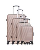 4 Einradkoffer Lena- M 46/55/65/75 cm roségold