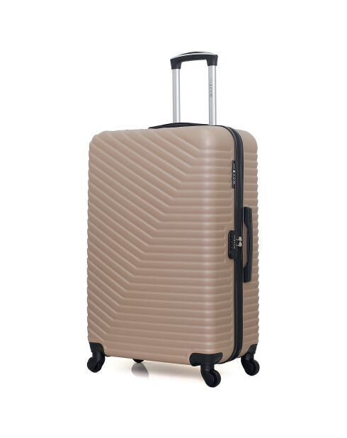 4 Einradkoffer Lena- M 46/55/65/75 cm beige