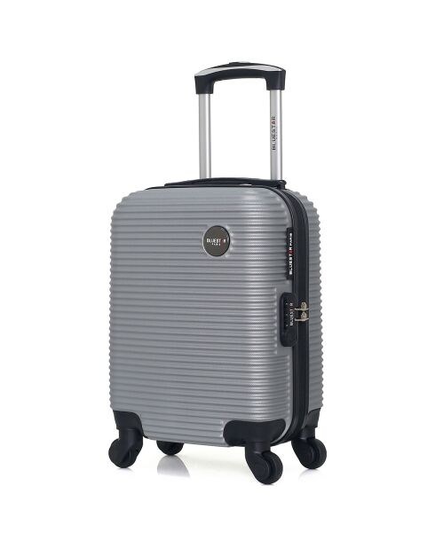 4 valigie a ruota singola London- M 46/55/65/75 cm argento