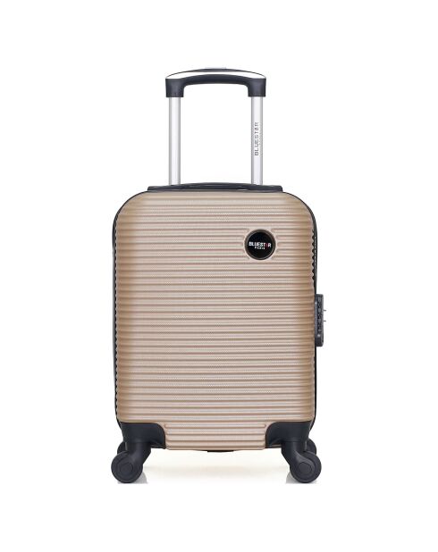 4 Valises 4 roues simples London- M 46/55/65/75 cm dorées