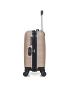 XXS Kabinenkoffer 4 Einzelräder London 46 cm beige