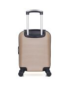 XXS Kabinenkoffer 4 Einzelräder London 46 cm beige