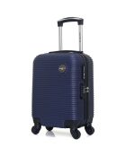 4 Einradkoffer London- M 46/55/65/75 cm marineblau