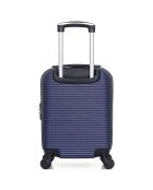 4 Einradkoffer London- M 46/55/65/75 cm marineblau