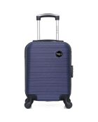 XXS 4 Einzelräder London 46 cm blauer Kabinenkoffer