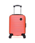 4 koffers met één wiel London- M 46/55/65/75 cm koraal