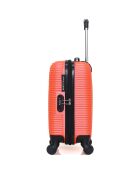 4 koffers met één wiel London- M 46/55/65/75 cm koraal