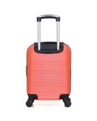 4 koffers met één wiel London- M 46/55/65/75 cm koraal