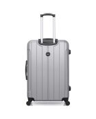 Napoli Reisekoffer mit 4 Rädern, mittelstark, C 65 cm, grau