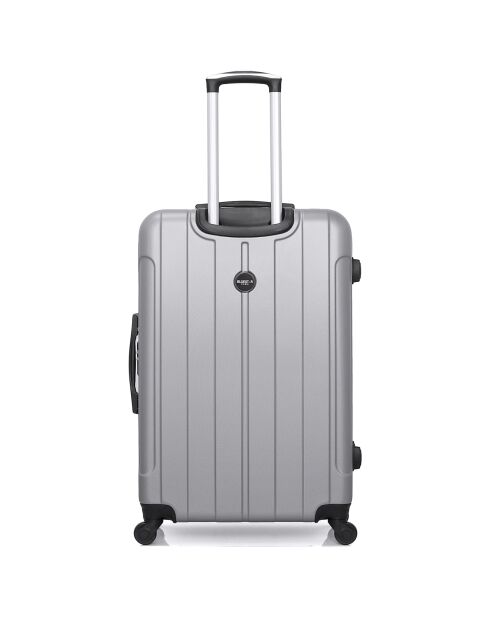 Napoli Reisekoffer mit 4 Rädern, mittelstark, C 65 cm, grau