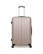 Napoli Reisekoffer mit 4 Rädern, mittelstark, Größe C, 65 cm, beige
